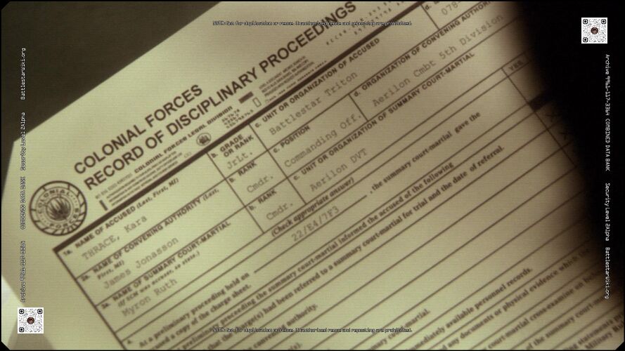 Colonial Forces seal (TRS: "The Son Also Rises").