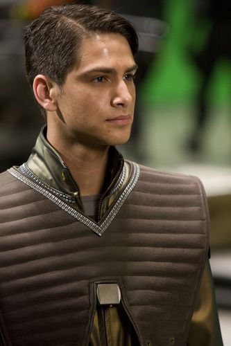 Ensign William Adama at the beginning of his military career (Blood and Chrome).