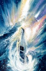 Thumbnail for File:Marco Rudy - Battlestar Galactica Classic Issue 1 - Original Artwork.jpg