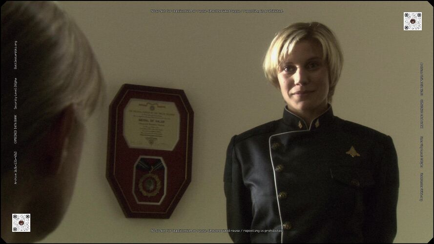 Citation and medal framed.