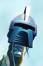 Thumbnail for File:Mike Mayhew Original BATTLESTAR GALACTICA DEATH OF APOLLO 2 Cover Painting - Cylon Closeup.jpg