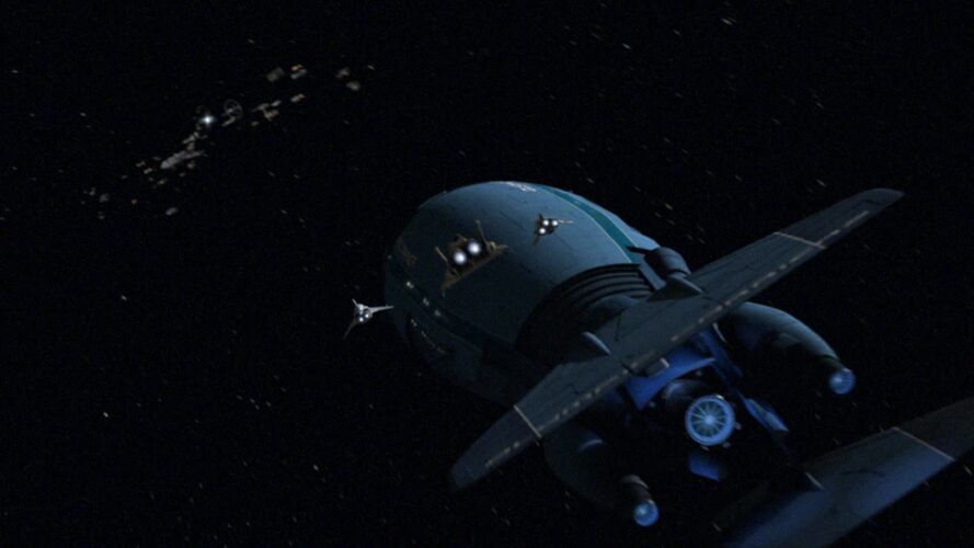 Olympic Carrier appears, heading towards the Fleet (TRS: "33").