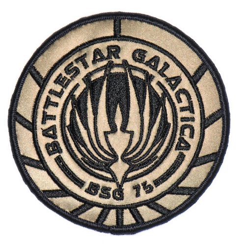Galactica's uniform patch.