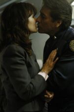 Roslin and Adama kiss