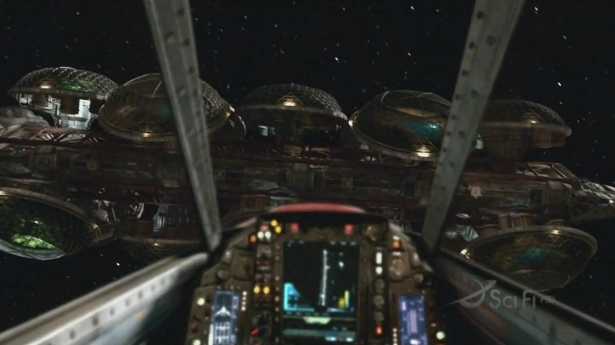 Closeup of the Botanical Cruiser, as seen from a Viper cockpit.