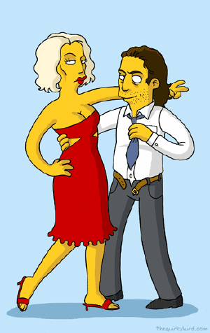 Siz and baltar bsgsimp.gif