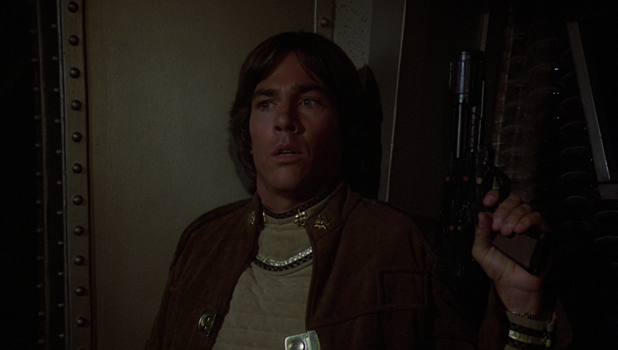 Apollo stays out of sight when Red-Eye approaches Vella's house (TOS: "The Lost Warrior").