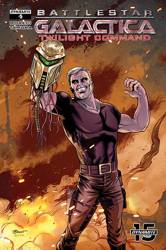 Cover A: Colorized cover (with "15th Anniversary" logo). Art: Brent Schoonover