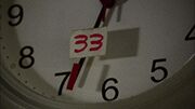Thumbnail for File:TRS - 33 - Galactica Clock with 33 Marking.jpg