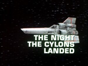 The Night the Cylons Landed, Part I - Title screencap.jpg