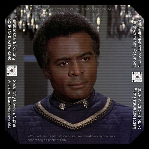 Tigh's uniform upper tunic.