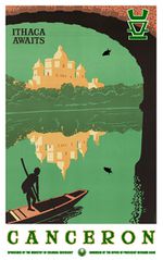 Thumbnail for File:Trevor Gore - Canceron travel poster.jpg