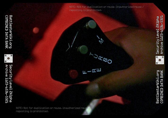 ...compared to the correct prop stick seen a few seconds earlier.