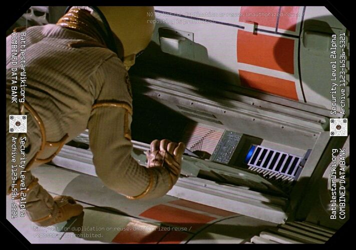 The Viper panel being repaired (Spaceball).