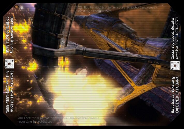 Zephyr is damaged during the battle.